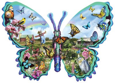 SunsOut 1000 - Lori Schory - Butterfly Farm