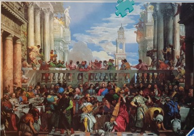 Ravensburger 2000 - Paolo Veronese : Marriage at Cana, 1562 (układane)
