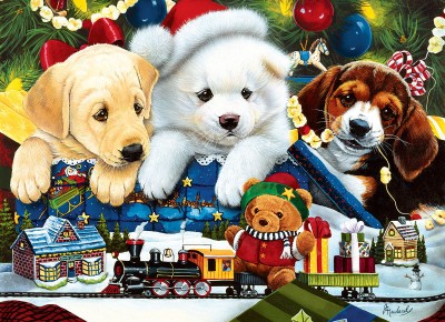 Master Pieces 1000 - Toyland Pups