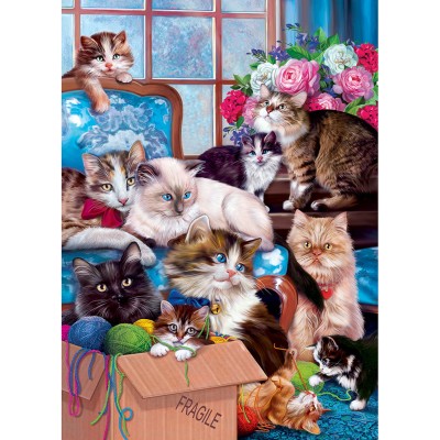 Master Pieces 1000 - Furry Friends - Trouble Makers