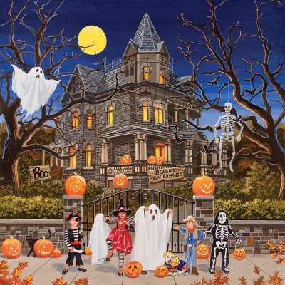 SunsOut 1000 - William Vanderdasson - Beware Haunted House