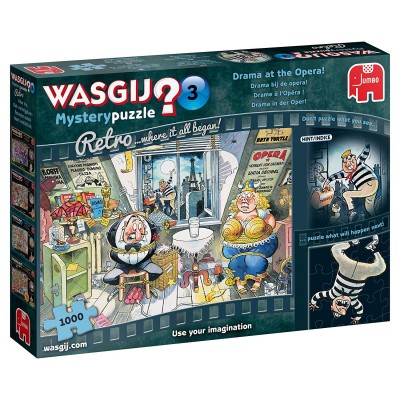 Jumbo 1000 - Wasgij Mystery 3 Retro - Drama at the Opera!