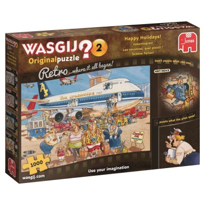 Jumbo 1000 - Wasgij Original Retro 2 - Happy Holidays!