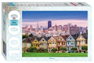 Step Puzzle 1000 - The Painted Ladies of San Francisco