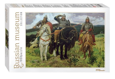 Step Puzzle 1000 - Russian Museum - Viktor Vasnetsov. Bogatyrs