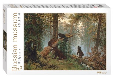 Step Puzzle 1000 - Russian Museum - Ivan Shishkin. Morning in a Pine Forest