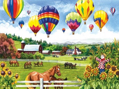 SunsOut 500 - Balloons over Fields
