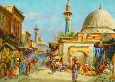 Gold Puzzle 1000 - Carl Wuttke: Orientalist Street View
