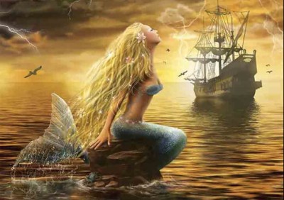 Gold Puzzle 1000 - Mermaid