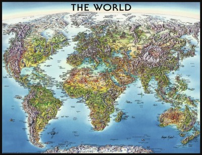 Ravensburger 2000 - Mapa Świata