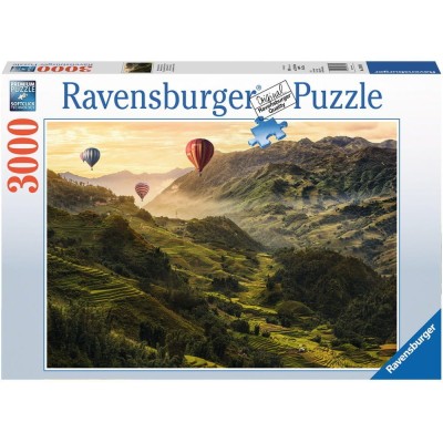 Ravensburger 3000 - Reisterrassen in Asien (Tarasy ryżowe)