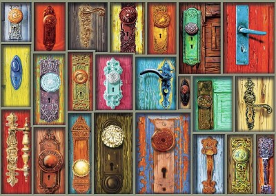 Ravensburger 1000 - Antique Handles (Antyczne klamki)
