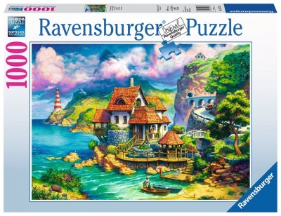 Ravensburger 1000 - Cottage on the Cliff (Domek na klifie)