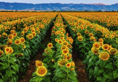 Ravensburger 1000 - Field of Sunflowers (Pola słoneczników)