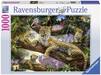 Ravensburger 1000 - Leopard mum and her cubs