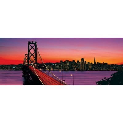 Ravensburger 1000 - Panoramic - Oakland Bay Bridge, San Francisco