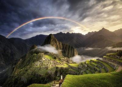 Ravensburger 1000 - Rainbow on Machu Picchu, Peru (Tęcza nad Machu Picchu - Peru)