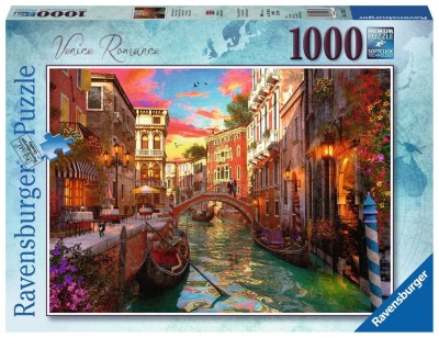 Ravensburger 1000 - Dominic Davison, Romance in Venice (Romantyczna Wenecja)