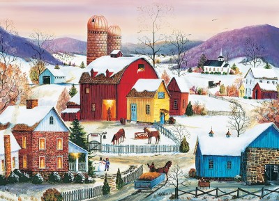 Cobble Hill 1000 - Winter Neighbors