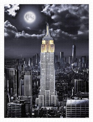 Pintoo 1200 Plastic Puzzle - Darren Mundy - Empire State Building