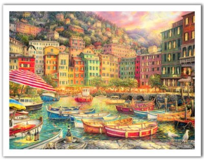 Pintoo 1200 Plastic Puzzle - Chuck Pinson - Vibrance of Italy