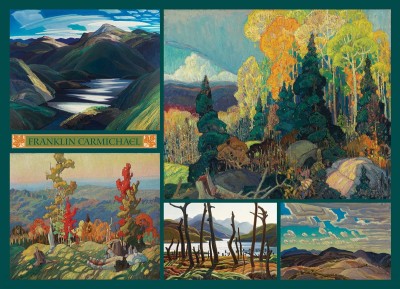 Cobble Hill 1000 - Franklin Carmichael - Collage - Carmichael Collection