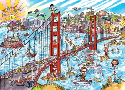 Cobble Hill 1000 - DoodleTown: San Francisco