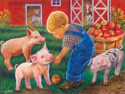 SunsOut 500  XXL - Little Farm Boy