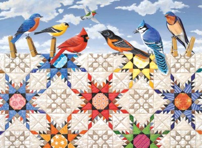 SunsOut 500  XXL - Feathered Stars
