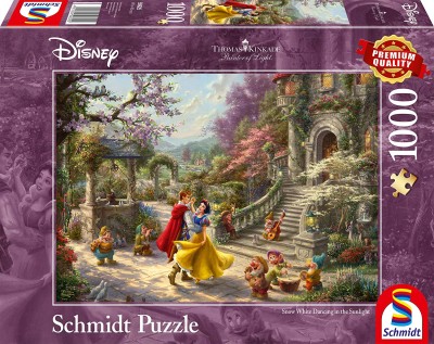 Schmidt 1000 - Thomas Kinkade, Disney - Śnieżny taniec z księżniczką