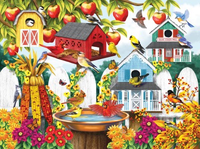 SunsOut 1000 - Nancy Wernersbach - Autumn Backyard