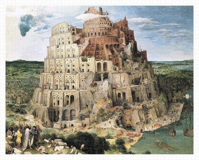 Pintoo 2000 - Plastic Puzzle - Brueghel Pieter - Tower of Babel, 1563