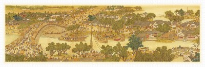 Pintoo 2000 - Plastic Puzzle - Bears Along The River During The Qingming Festival