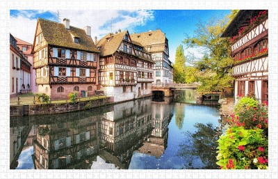 Pintoo 1000 Plastic Puzzle - Strasbourg, Petite France