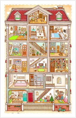 Pintoo 1000 Plastic Puzzle - Sweet Home