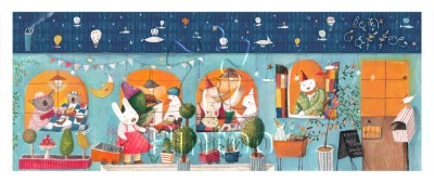 Pintoo 1000 Plastic Puzzle - Nan Jun - Bear Coffee