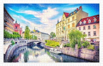 Pintoo 1000 Plastic Puzzle - Ljubljana, Slovenia