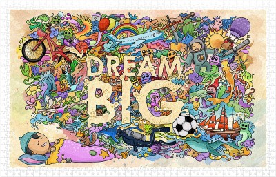 Pintoo 1000 Plastic Puzzle - Dream Big