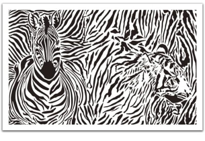 Pintoo 1000 Plastic Puzzle - ExtrĂŞme Puzzle - Animal Print