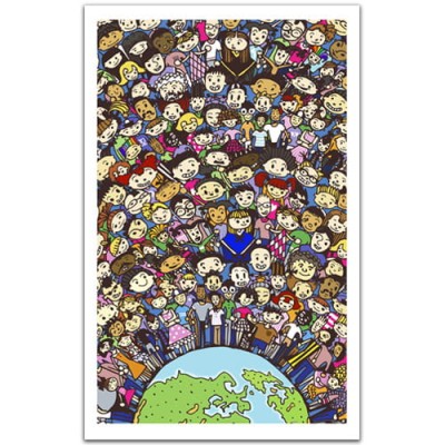 Pintoo 1000 Plastic Puzzle - One Earth, one family
