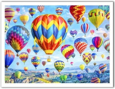 Pintoo 1200 Plastic Puzzle - Lars Stewart - Hot Air Balloon Festival