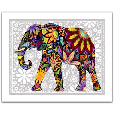 Pintoo  500 Plastic Puzzle - The enthusiastic elephant