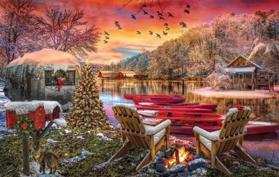 SunsOut 1000 -  Christmas Eve Camping