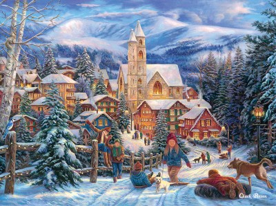 SunsOut 1000 -  Chuck Pinson - Sledding to Town
