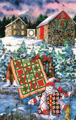 SunsOut 1000 -  Diane Phalen - A Christmas Cheer Quilt