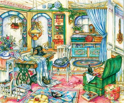 SunsOut 1000 -  Kim Jacobs - My Sewing Room