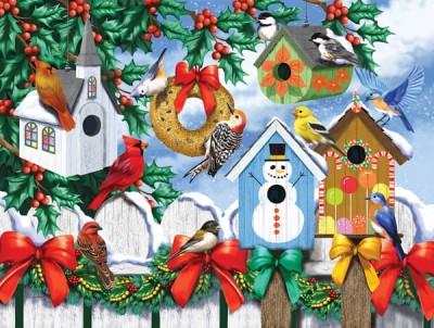 SunsOut 1000 -  Nancy Wernersbach - Winter Backyard