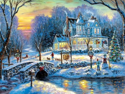 SunsOut 1000 -  Robert Finale - A White Christmas