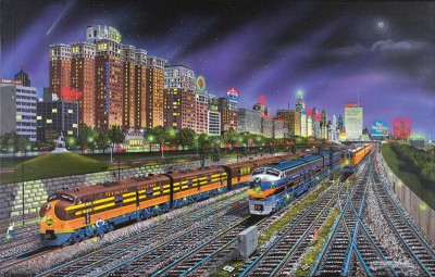 SunsOut 1000 -  Robert West : Chicago Nights