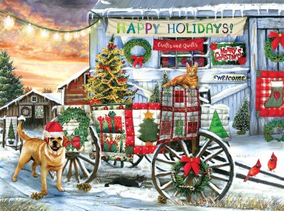 SunsOut 1000 -  Tom Wood - Holiday Wagon